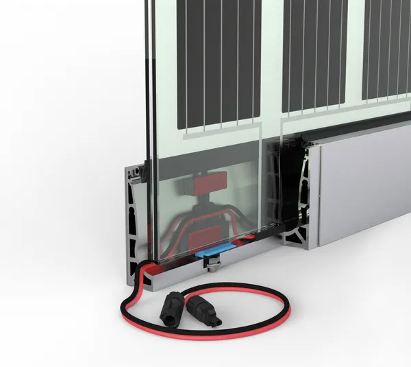 VetroMount® photovoltaic spacer block